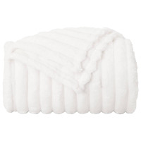 Produktbild för Filtar 6 pcs Vit 240 x 220 cm Fleece
