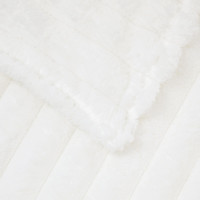 Produktbild för Filtar 6 pcs Vit 240 x 220 cm Fleece