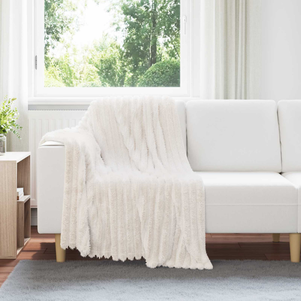 Produktbild för Filtar 6 pcs Kräm 150 x 130 cm Fleece