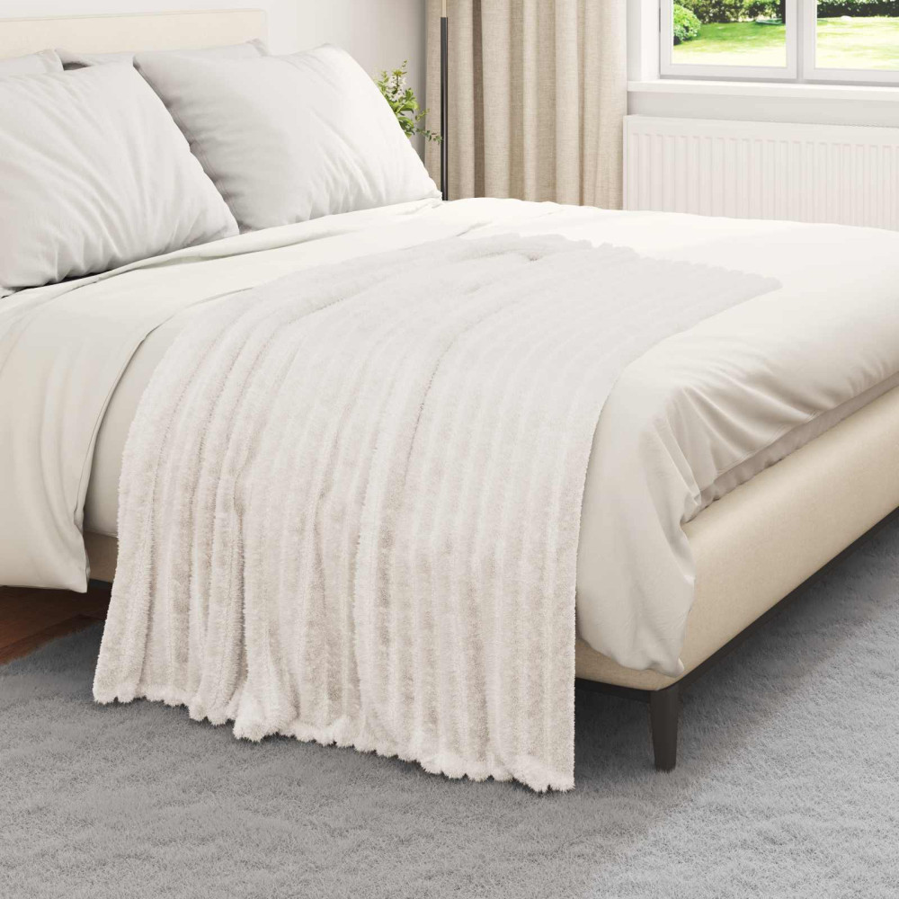 Produktbild för Filtar 6 pcs Kräm 150 x 130 cm Fleece