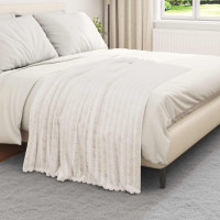 Produktbild för Filtar 6 pcs Kräm 150 x 130 cm Fleece
