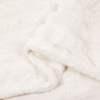 Produktbild för Filtar 6 pcs Kräm 150 x 130 cm Fleece