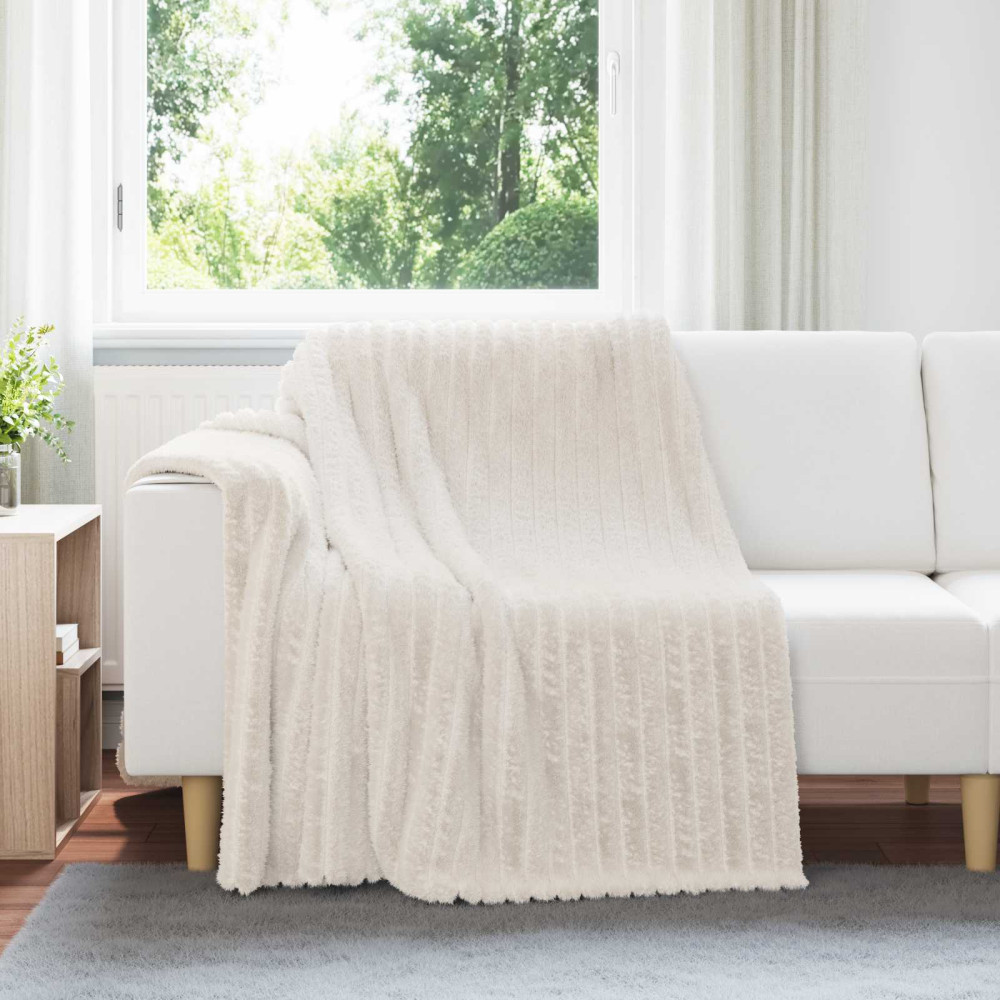 Produktbild för Filtar 6 pcs Kräm 200 x 150 cm Fleece
