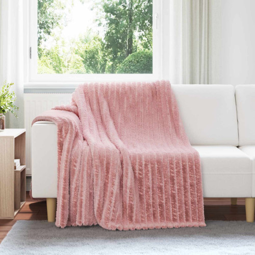 vidaXL Filtar 6 pcs Rosa 200 x 150 cm Fleece
