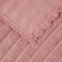 Produktbild för Filtar 6 pcs Rosa 200 x 150 cm Fleece