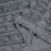 Produktbild för Kastfilt Mörkgrå 200 x 150 cm Fleece