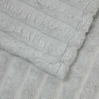 Produktbild för Kastfilt Grå 200 x 150 cm Fleece