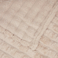 Produktbild för Filtar 6 pcs Beige 150 x 130 cm Fleece