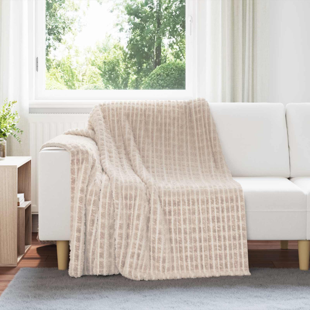 Produktbild för Filtar 6 pcs Beige 200 x 150 cm Fleece