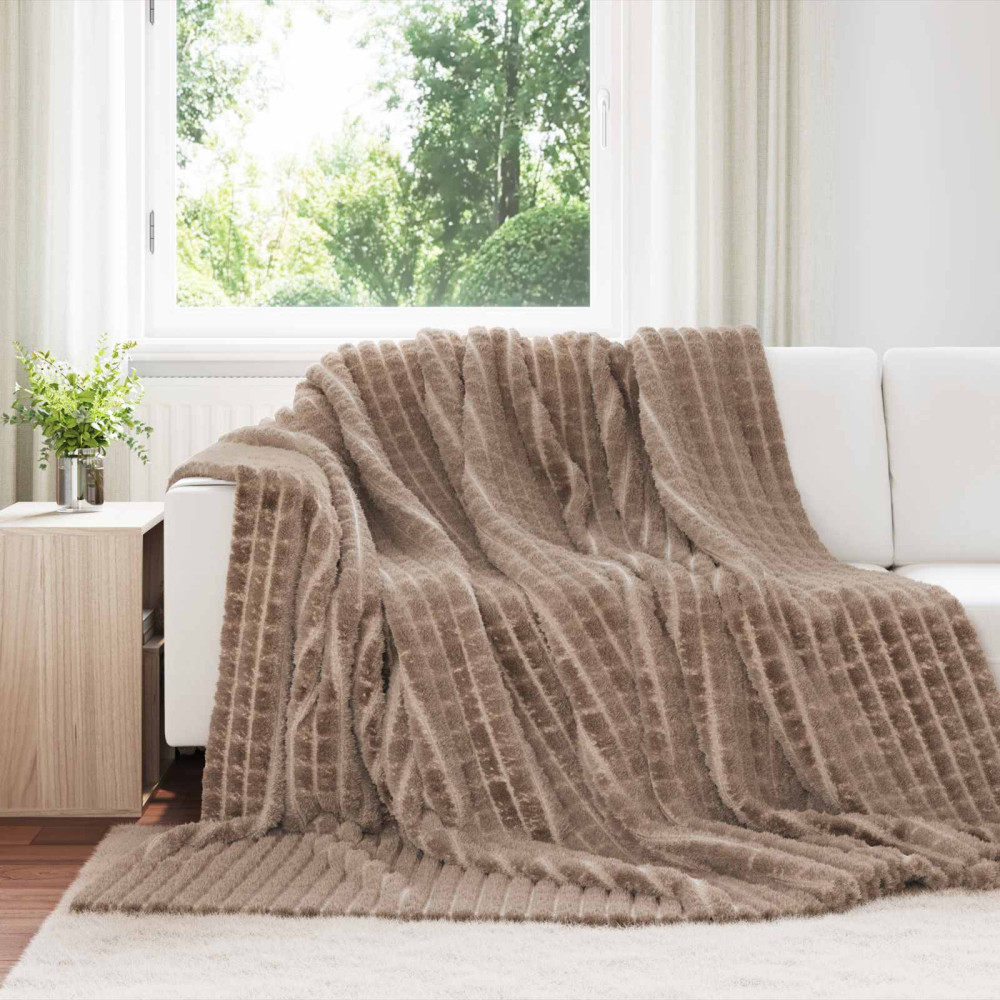 Produktbild för Filtar 6 pcs Kamel 240 x 220 cm Fleece