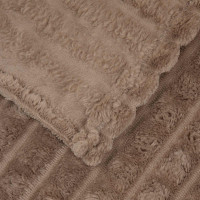 Produktbild för Filtar 6 pcs Kamel 270 x 240 cm Fleece