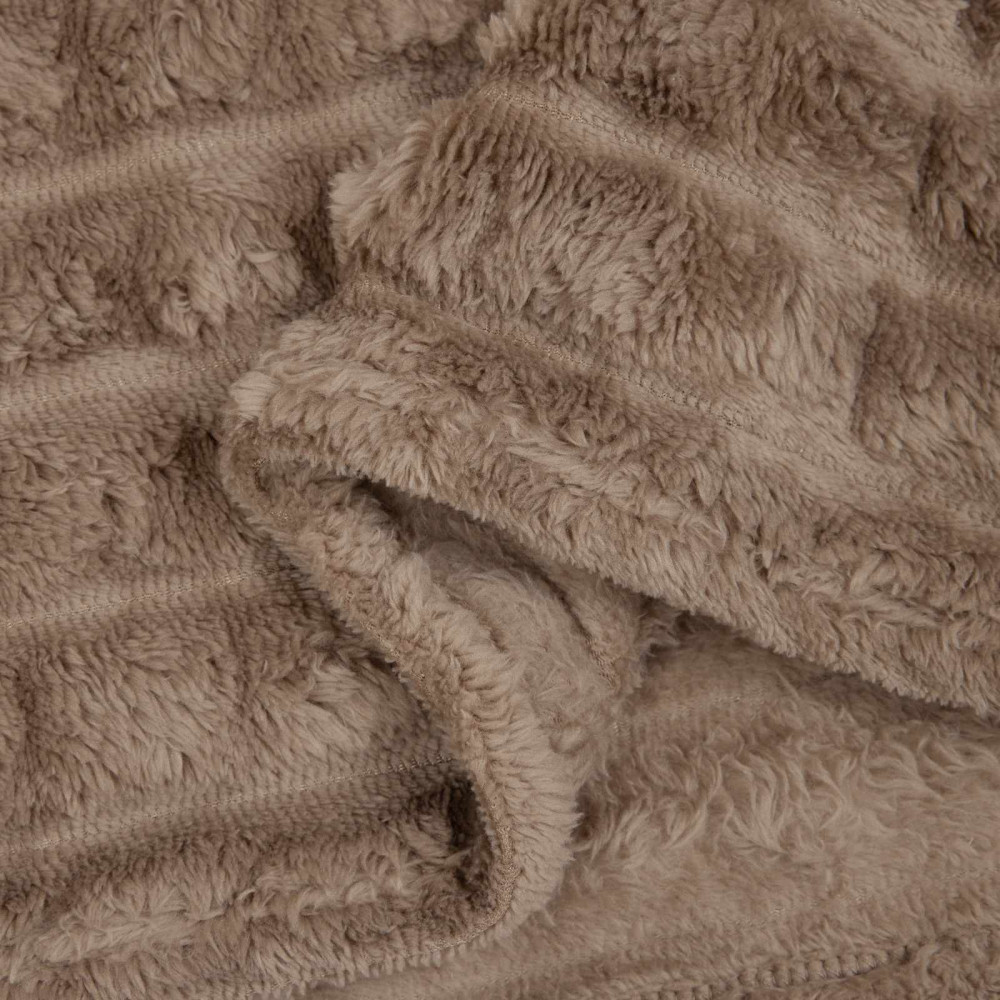 Produktbild för Filtar 6 pcs Kamel 270 x 240 cm Fleece