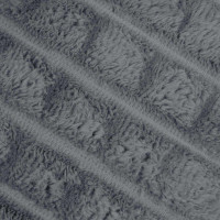 Produktbild för Filtar 6 pcs Mörkgrå 240 x 220 cm Fleece