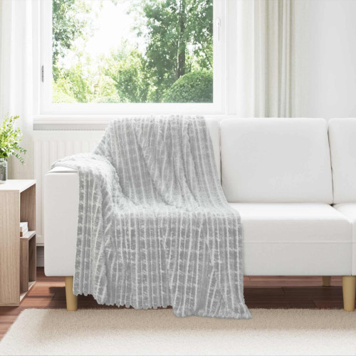 vidaXL Filtar 6 pcs Grå 150 x 130 cm Fleece