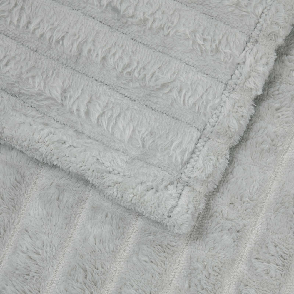 Produktbild för Filtar 6 pcs Grå 270 x 240 cm Fleece