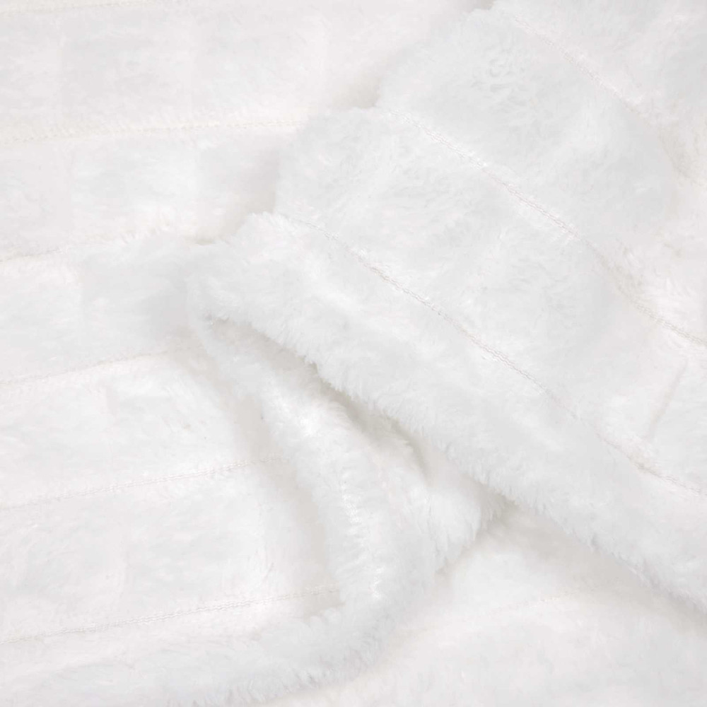 Produktbild för Filtar 6 pcs Vit 200 x 150 cm Fleece