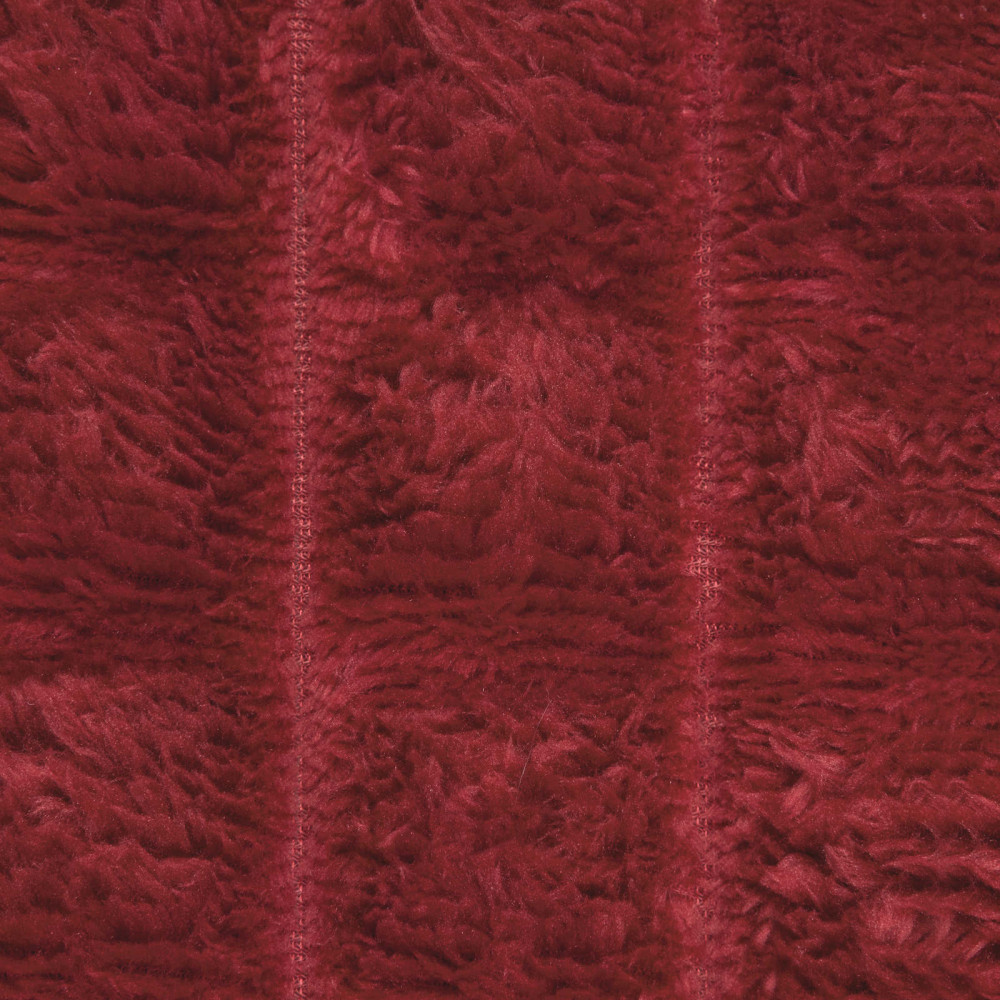 Produktbild för Filtar 6 pcs Bordeaux Röd 150 x 130 cm Fleece