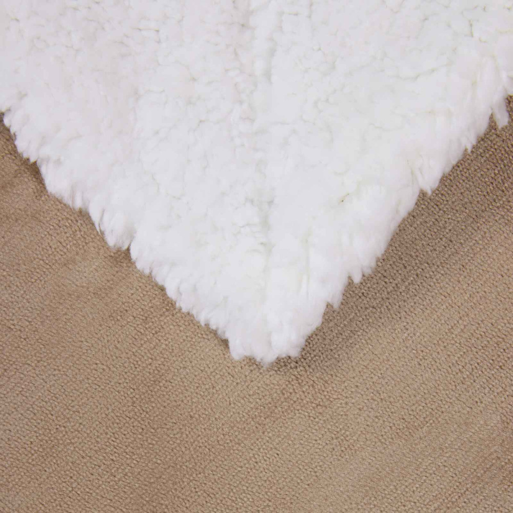 Produktbild för Kastfilt Kamel 150 x 200 cm Fleece