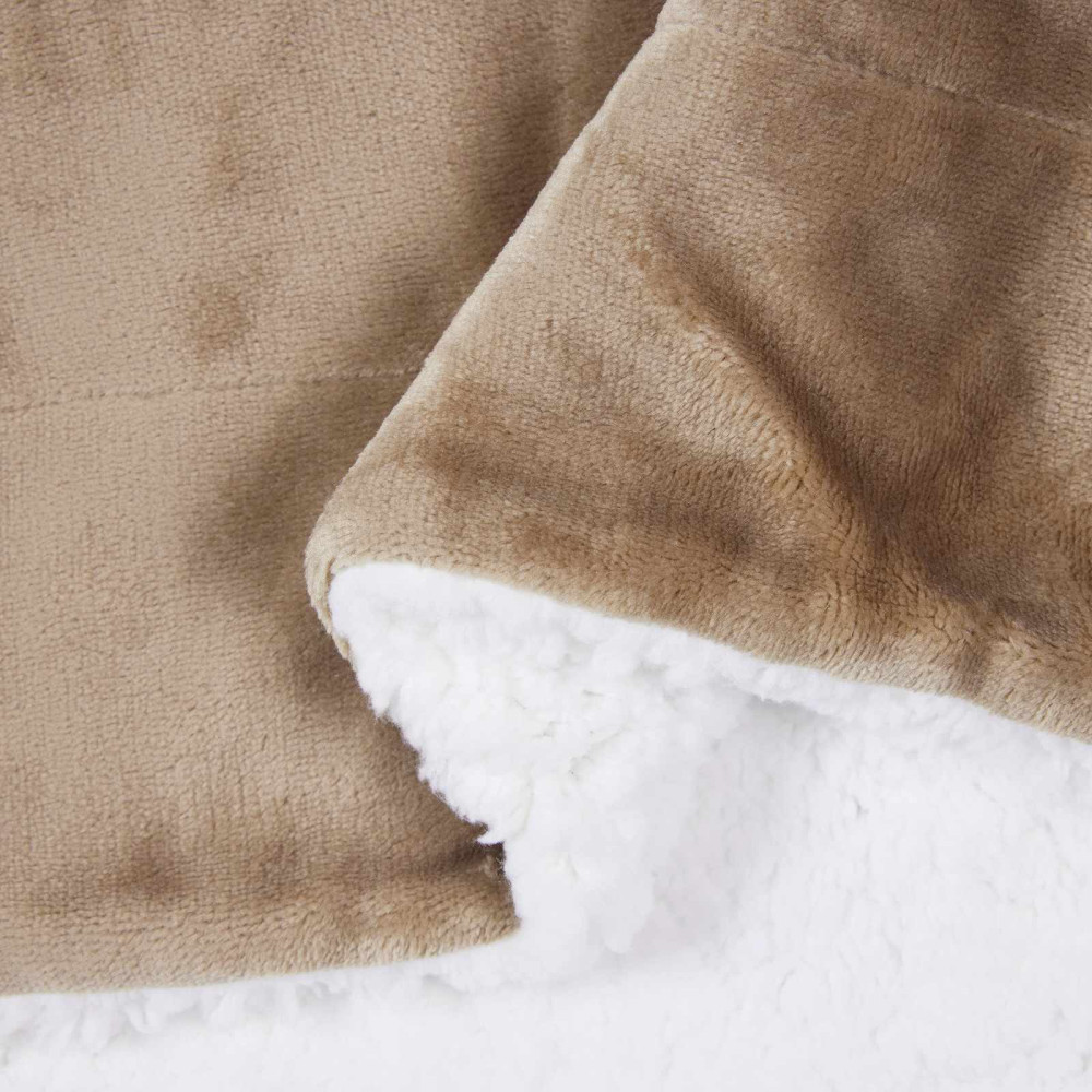 Produktbild för Kastfilt Kamel 150 x 200 cm Fleece
