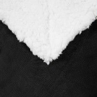 Produktbild för Kastfilt Svart 130 x 150 cm Fleece