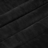 Produktbild för Kastfilt Svart 130 x 150 cm Fleece