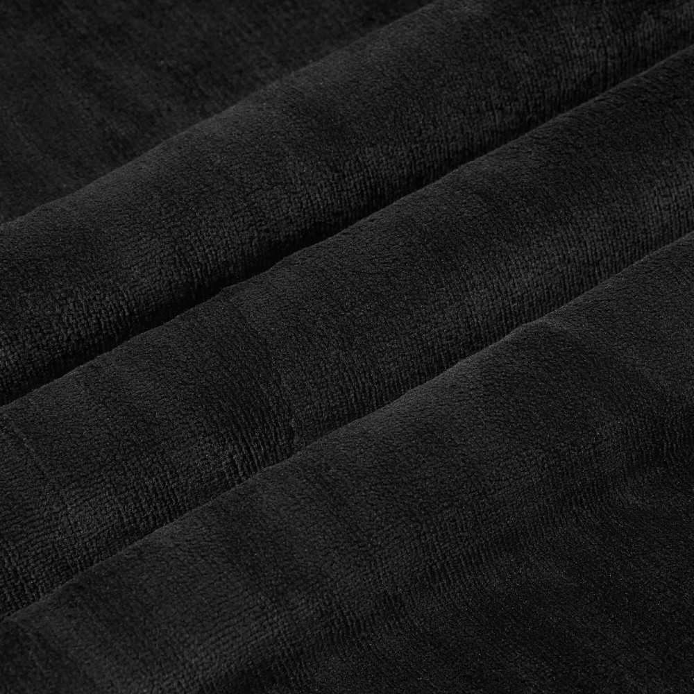 Produktbild för Kastfilt Svart 240 x 270 cm Fleece