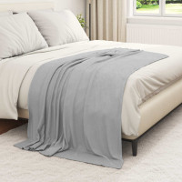 Produktbild för Filtar 6 pcs Grå 170 x 130 cm Fleece