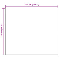 Produktbild för Filtar 6 pcs Grå 270 x 240 cm Fleece
