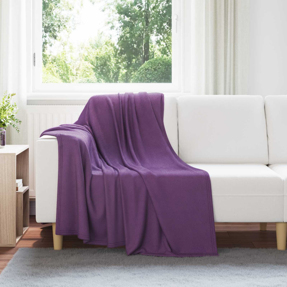 Produktbild för Filtar 6 pcs Lila 170 x 130 cm Fleece