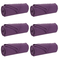 Produktbild för Filtar 6 pcs Lila 170 x 130 cm Fleece