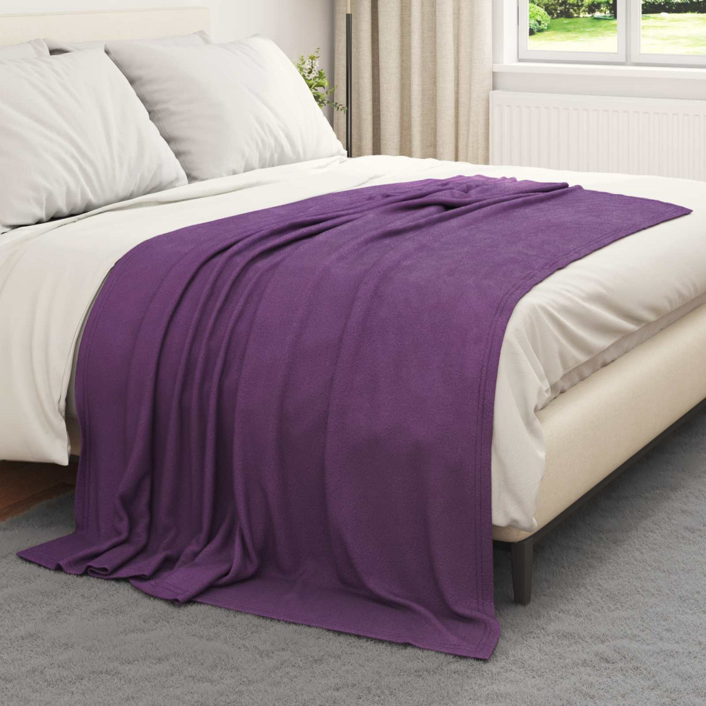 Produktbild för Filtar 6 pcs Lila 200 x 150 cm Fleece