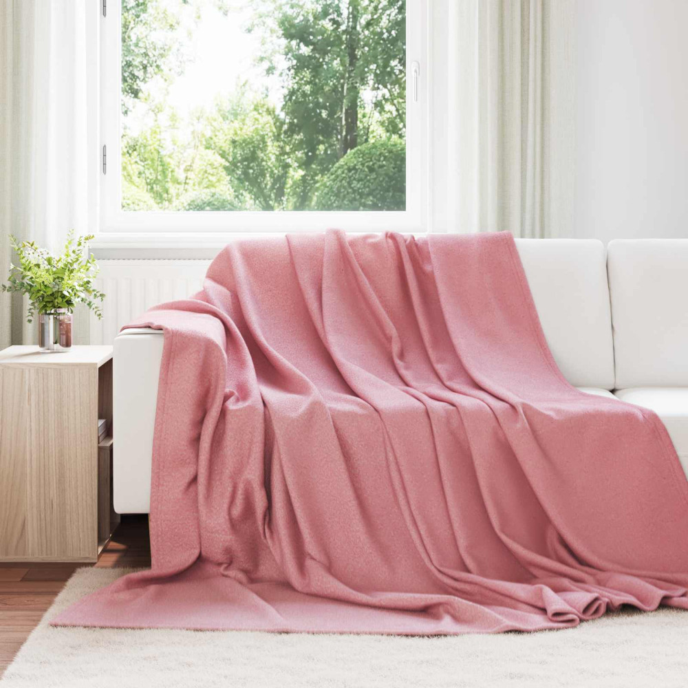 Produktbild för Filtar 6 pcs Rosa 270 x 240 cm Fleece