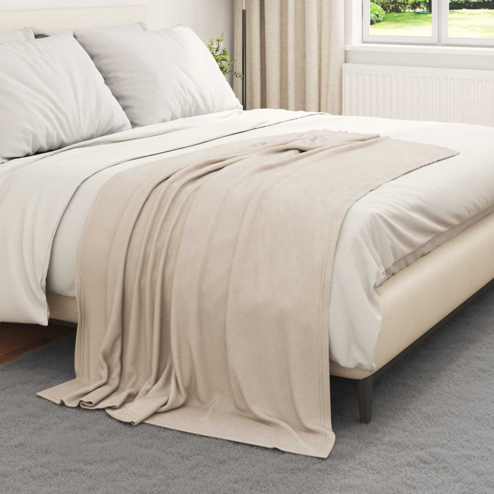 Produktbild för Filtar 24 pcs Beige 170 x 130 cm Fleece