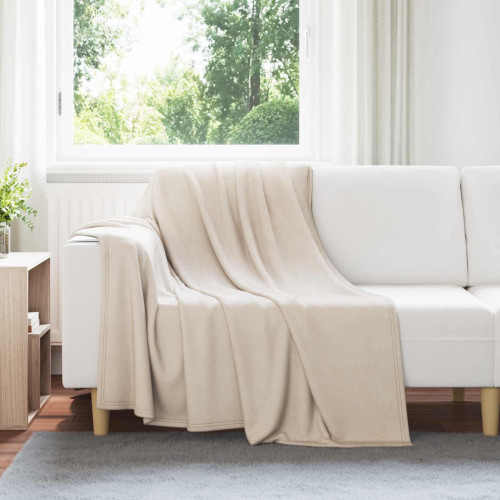 vidaXL Filtar 24 pcs Beige 200 x 150 cm Fleece