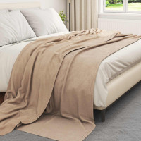 Produktbild för Filtar 24 pcs Kamel 240 x 220 cm Fleece