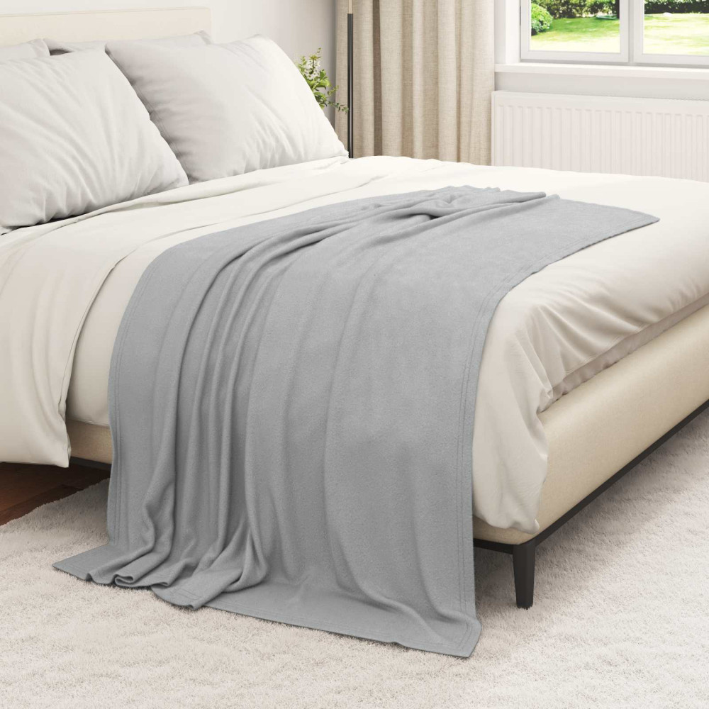 Produktbild för Filtar 24 pcs Grå 170 x 130 cm Fleece