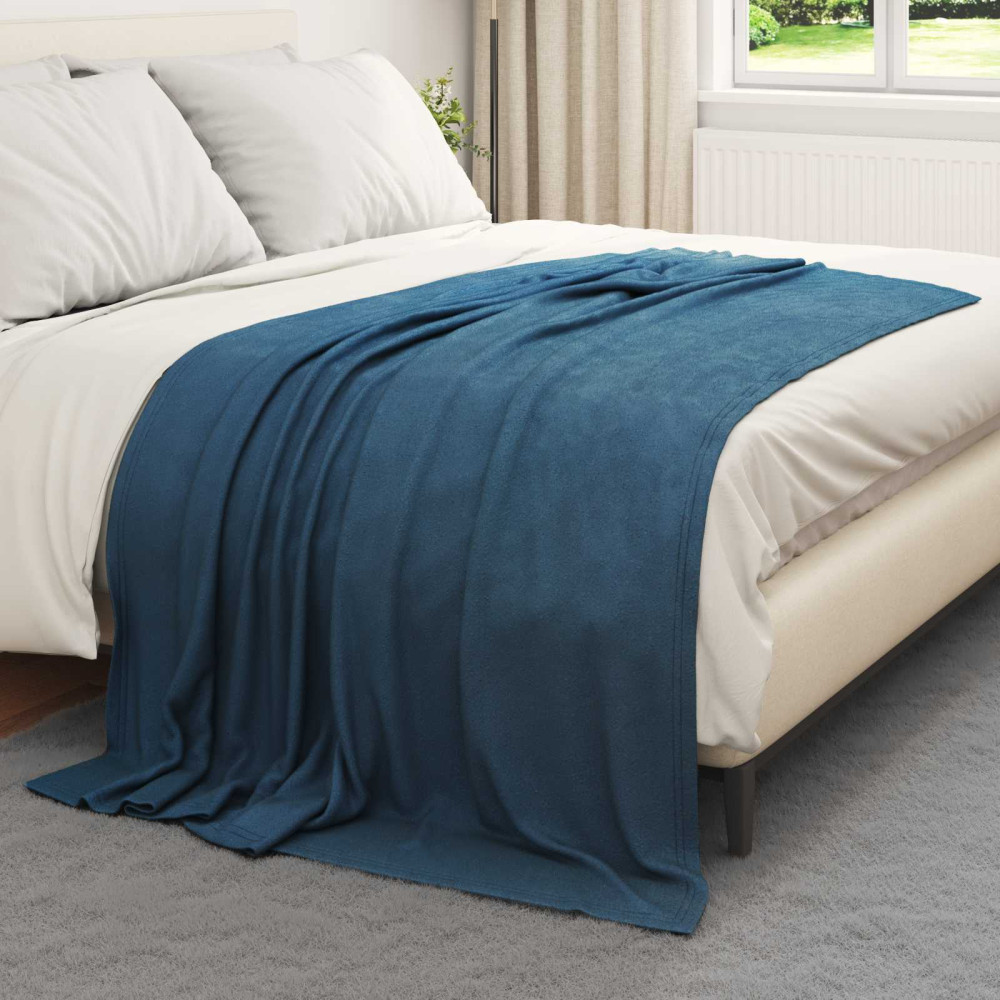 Produktbild för Filtar 24 pcs Mörkblå 200 x 150 cm Fleece