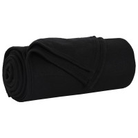 Produktbild för Filtar 24 pcs Svart 170 x 130 cm Fleece