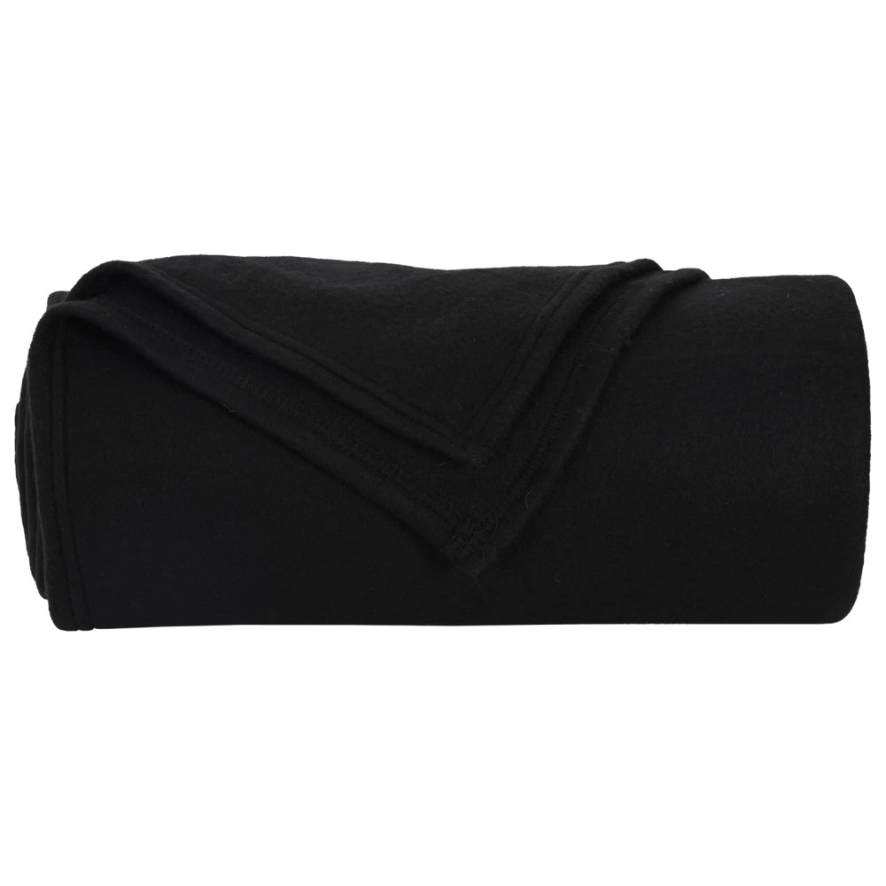 Produktbild för Filtar 24 pcs Svart 270 x 240 cm Fleece