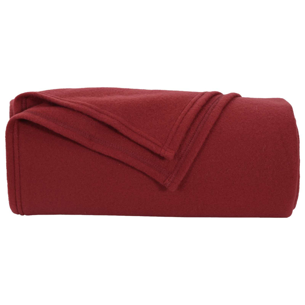 Produktbild för Filtar 24 pcs Bordeaux Röd 270 x 240 cm Fleece