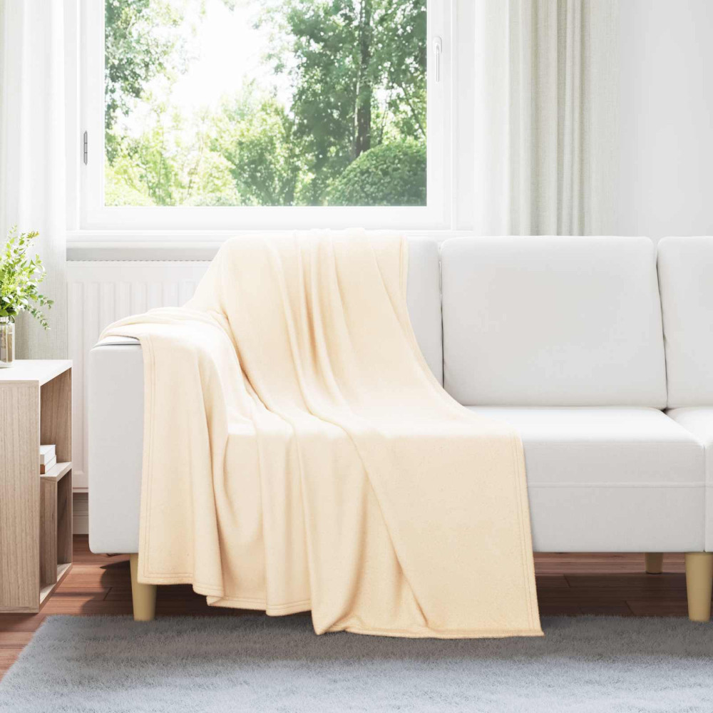 Produktbild för Filtar 24 pcs Kräm 170 x 130 cm Fleece