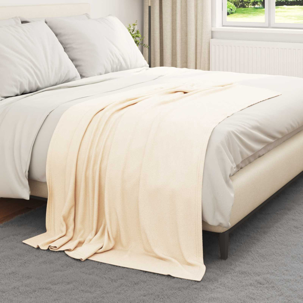 Produktbild för Filtar 24 pcs Kräm 170 x 130 cm Fleece