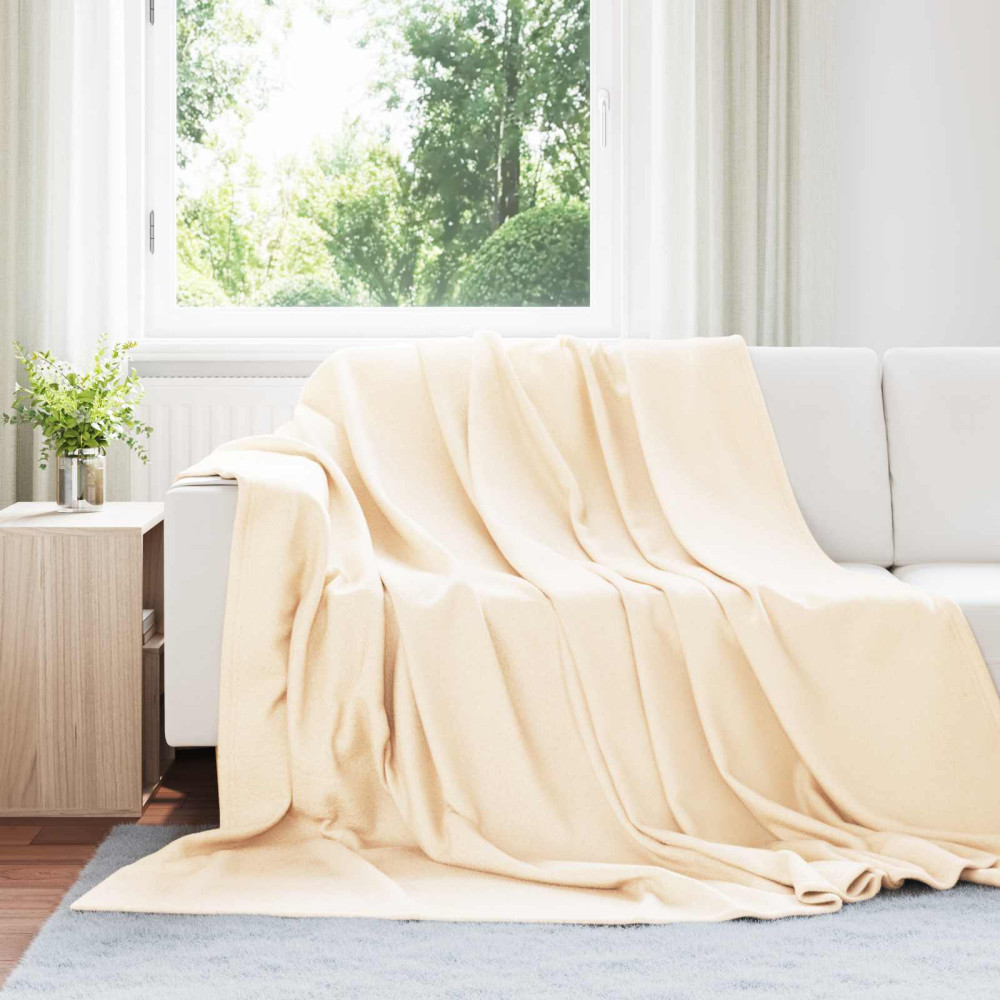 Produktbild för Filtar 24 pcs Kräm 240 x 220 cm Fleece