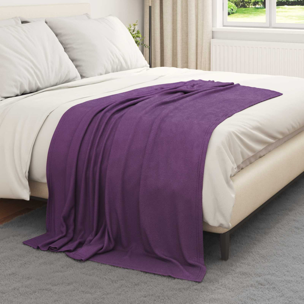 Produktbild för Filtar 24 pcs Lila 170 x 130 cm Fleece
