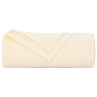 Produktbild för Kastfilt Kräm 280 x 210 cm Fleece
