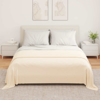 Produktbild för Kastfilt Kräm 280 x 210 cm Fleece