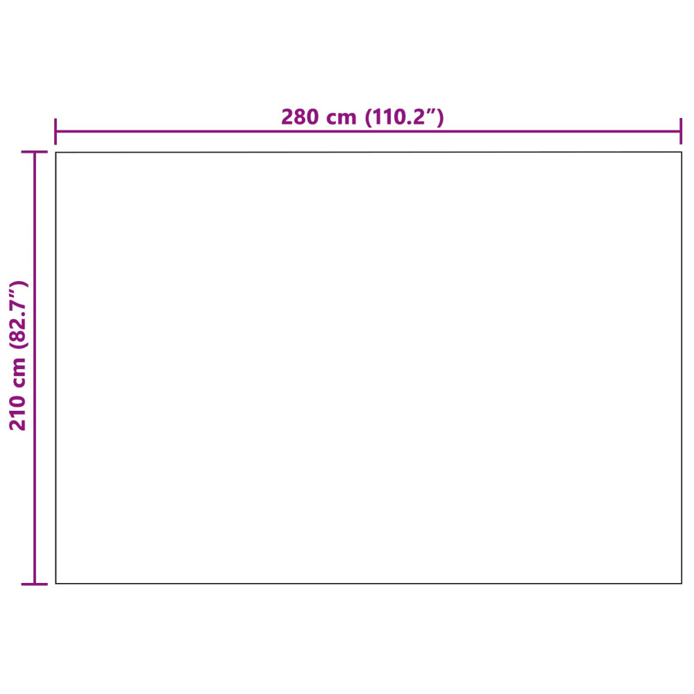 Produktbild för Kastfilt Kräm 280 x 210 cm Fleece