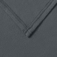 Produktbild för Kastfilt Mörkgrå 350 x 270 cm Fleece