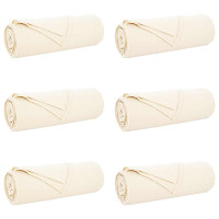 Produktbild för Filtar 6 pcs Kräm 210 x 140 cm Fleece