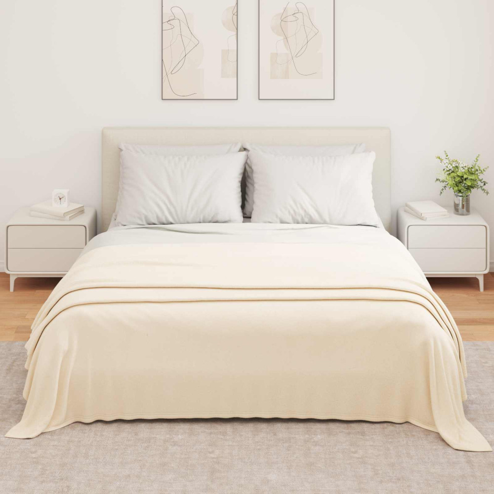 Produktbild för Filtar 6 pcs Kräm 350 x 270 cm Fleece